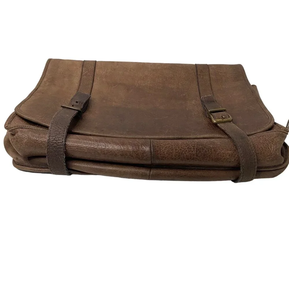 Vintage distressed brown
